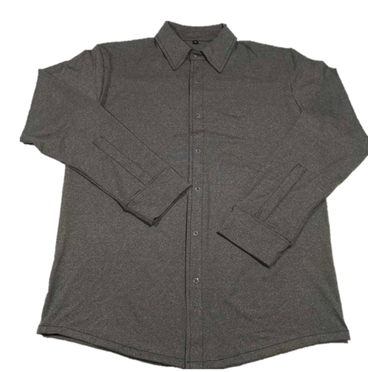 Coming Soon: Charcoal Grey Pull Over Dress Shirt