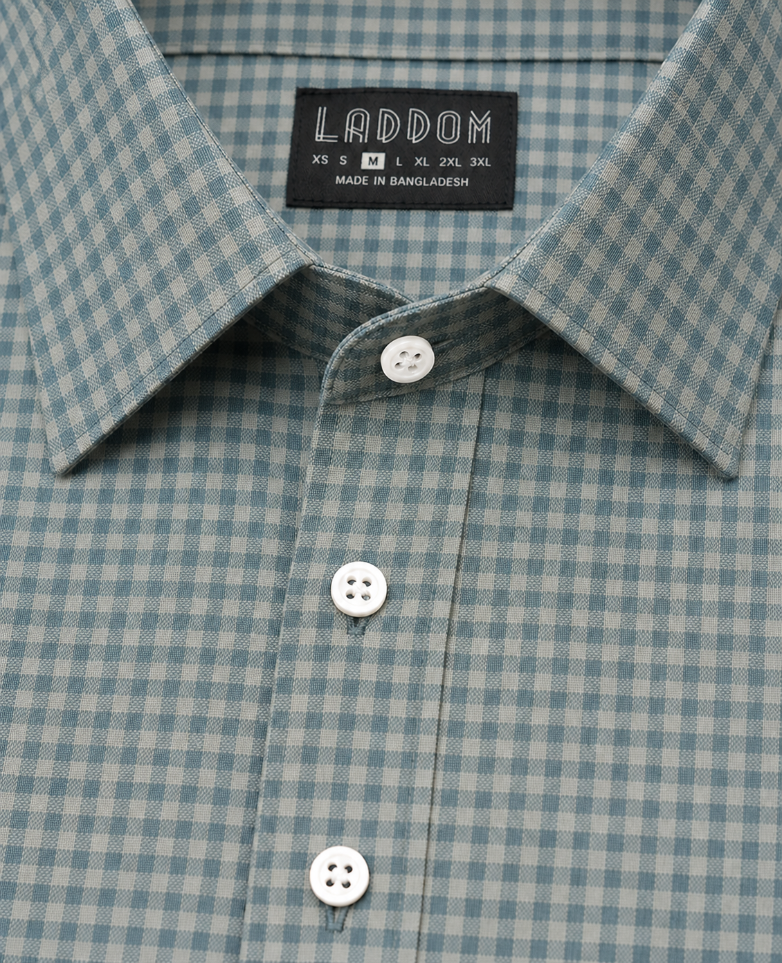 Mahi/Smoke Checkered Pull Over Dress Shirt