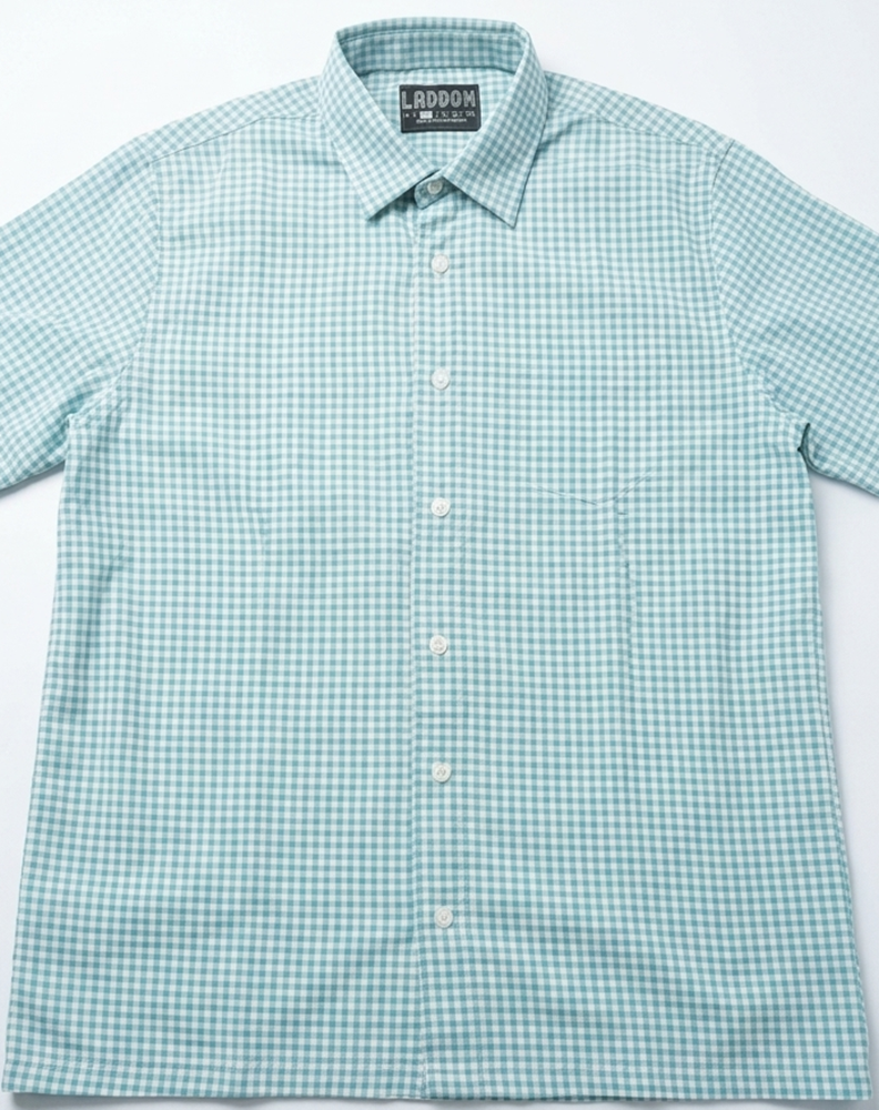 Mahi/Smoke Checkered Pull Over Dress Shirt