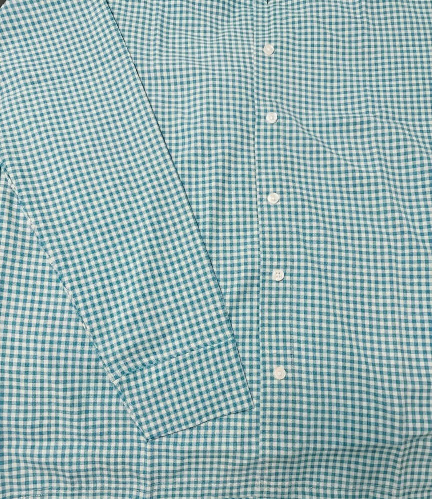 Mahi/Smoke Checkered Pull Over Dress Shirt